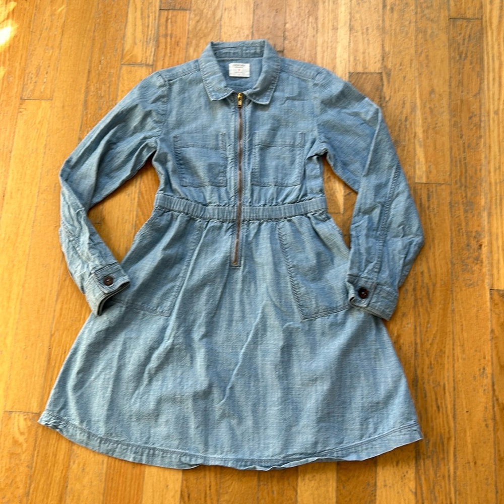 Chambray/Linen Utility Dress